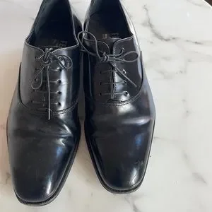Salvatore Ferragamo | Shoes | Mens Black Lace Up Ferragamo  display picture 1